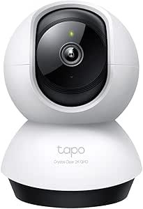 TP-Link Tapo C220 Pan/Tilt Smart AI 2K 4MP QHD 1440p Home Security Wi-Fi Camera| Alexa & Google Assistant Enabled |Night Vision|Two-Way Audio| Motion Detection